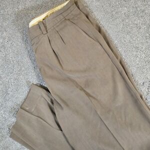 Tommy Bahama Pants Mens Size 36x34 Professional Relax Vacation Silk Blend Brown